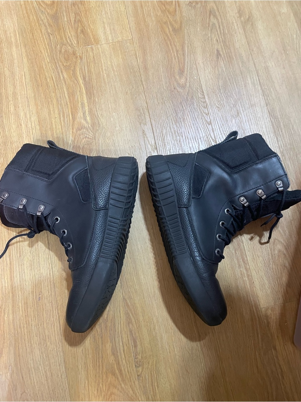 Pajar Men's / Women’s Black Lace-Up Tactical Boots